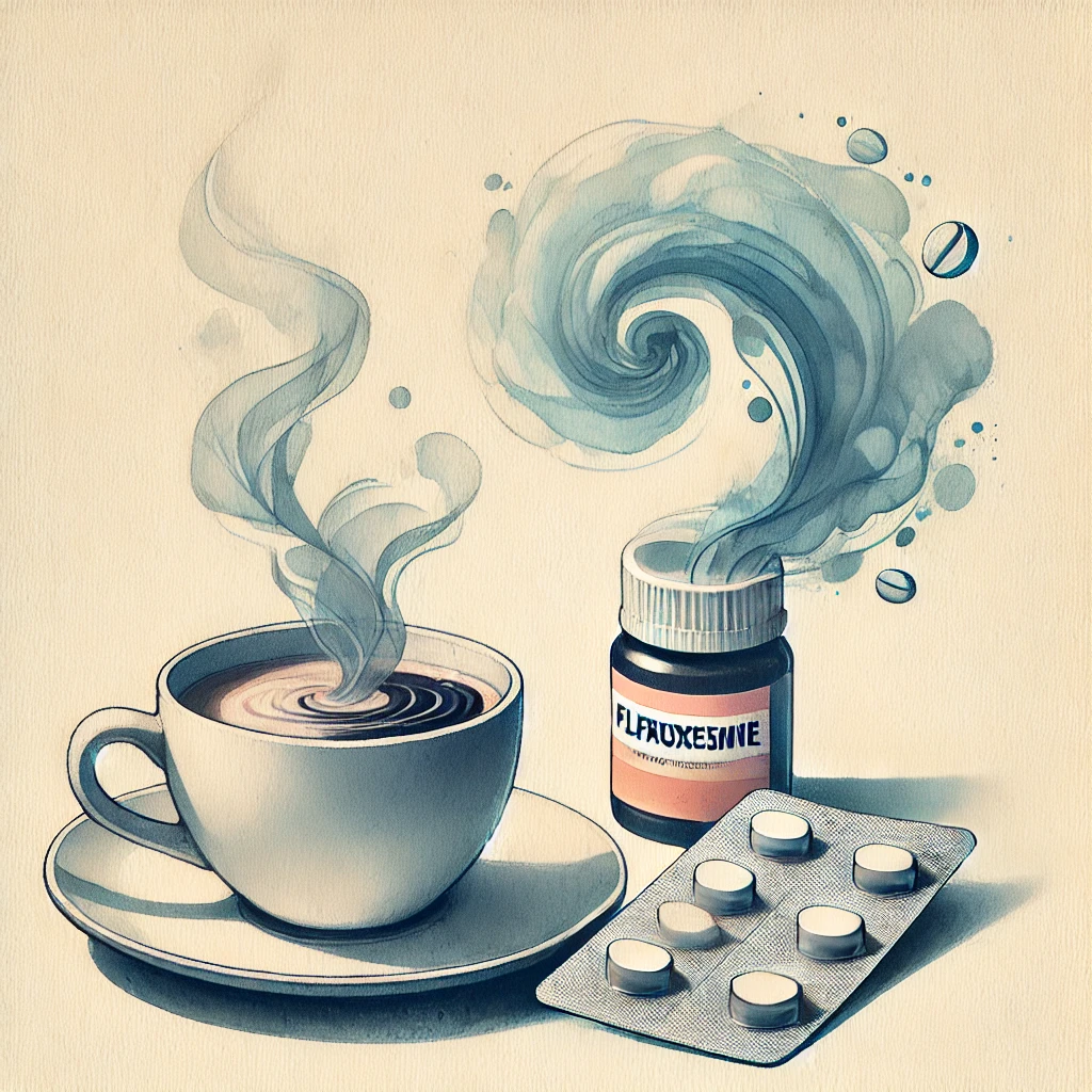 تداخل فلوکستین با قهوه