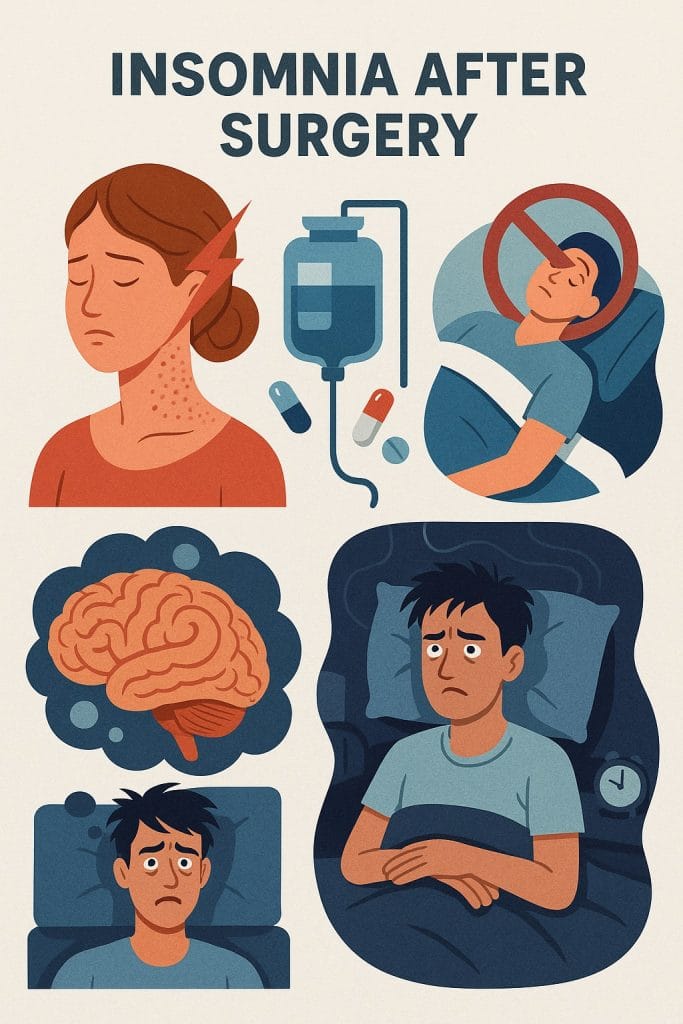 بی خوابی بعد از جراحی