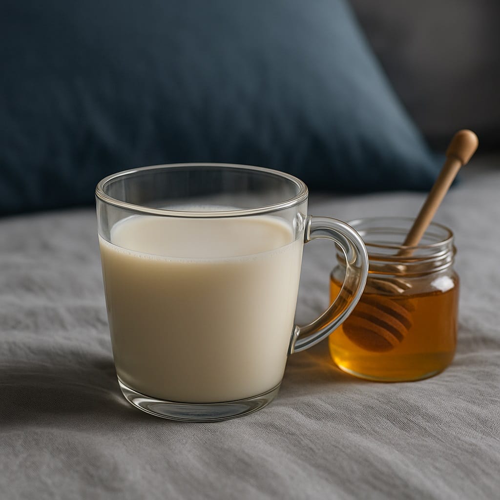 شیر گرم و عسل قبل از خواب