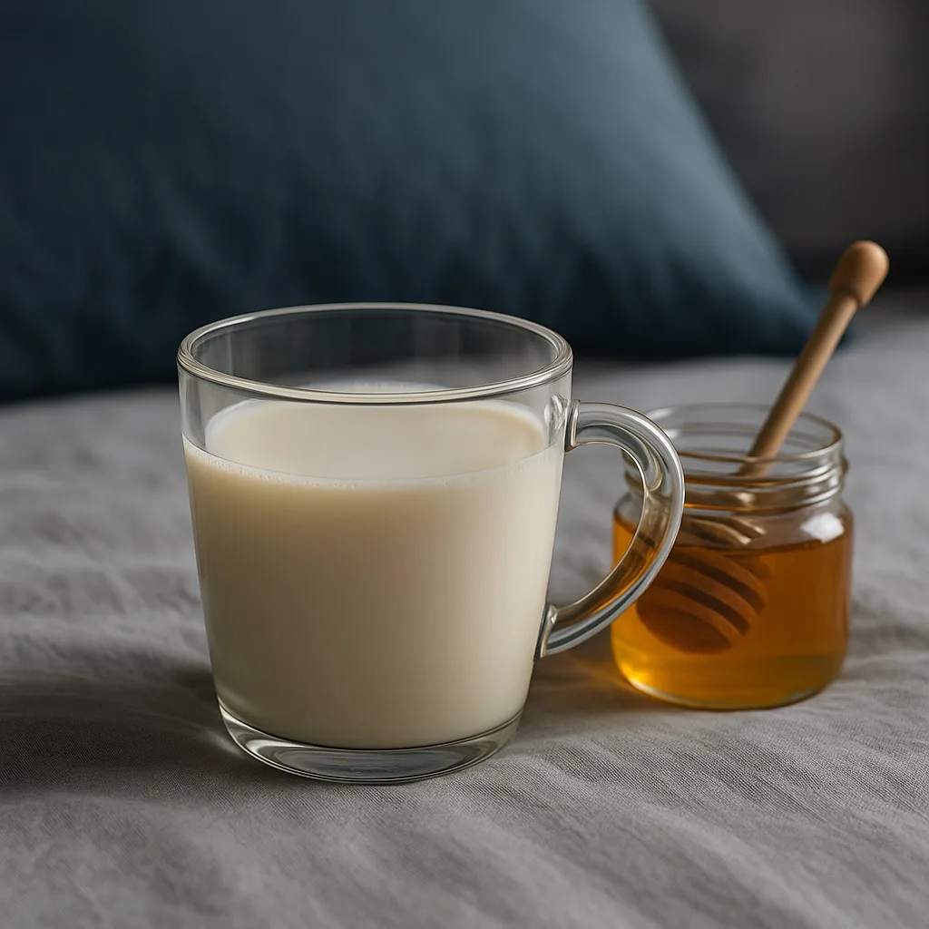 شیر گرم و عسل قبل از خواب