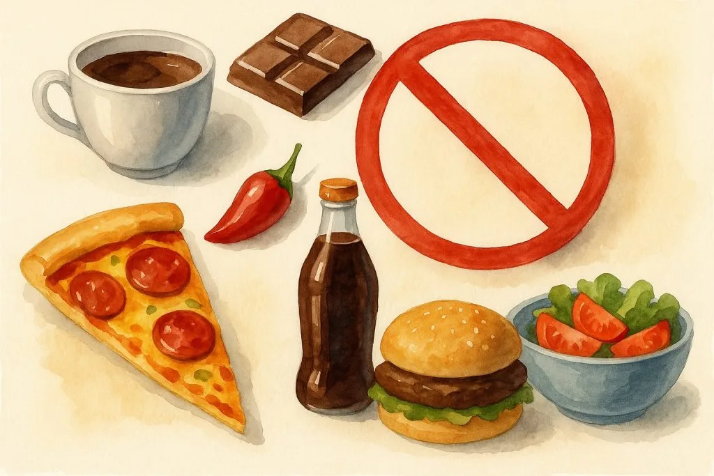 غذاهایی که باید قبل از خواب برای جلوگیری از بی خوابی از آنها پرهیز کرد: