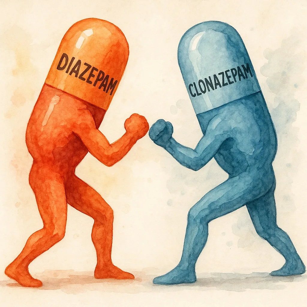 دیازپام قوی‌تره یا کلونازپام