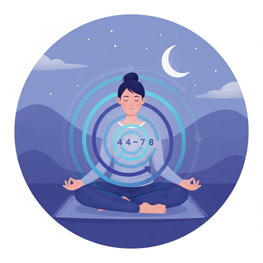 ابزار رایگان تنفس 4 7 8 قبل از خواب