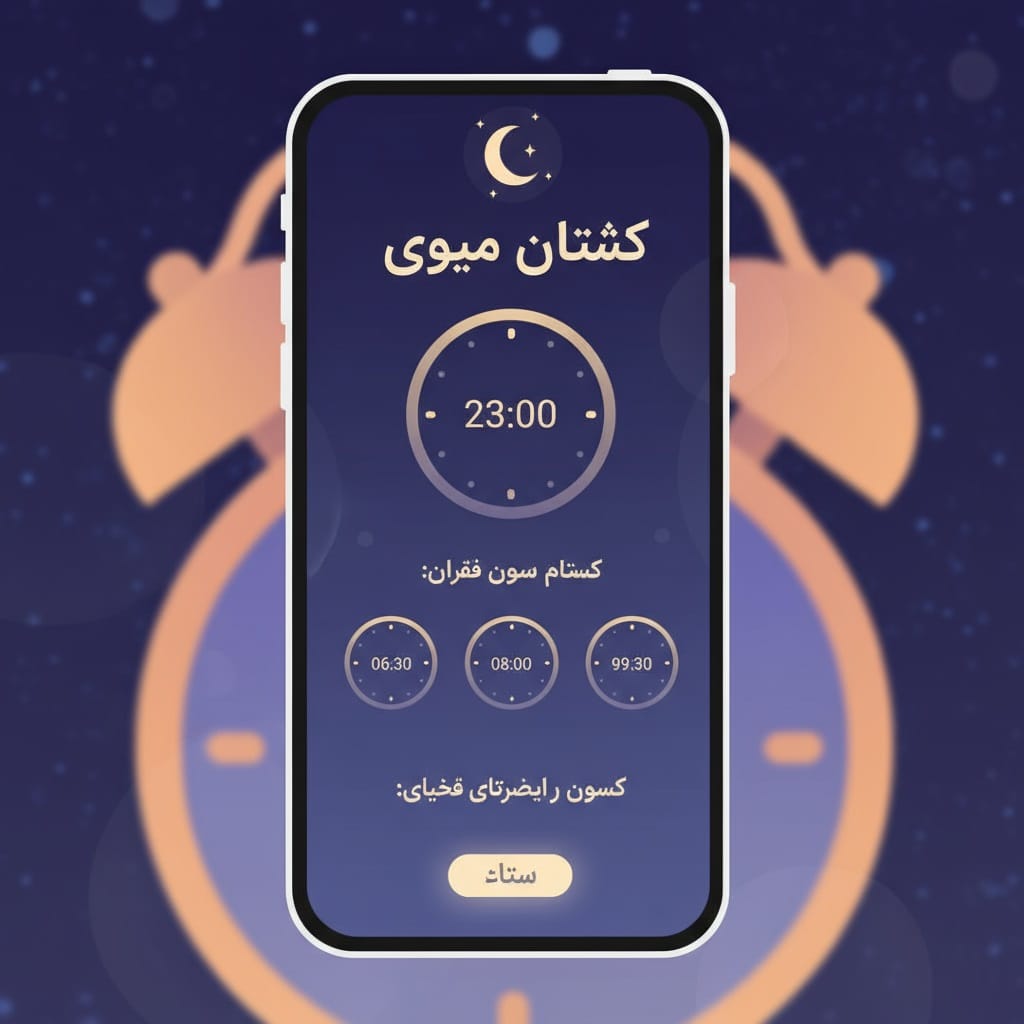 ماشین حساب زمان خواب ایده‌آل