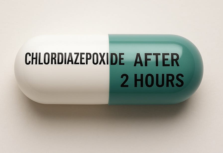 کلردیازپوکساید بعد از چند ساعت